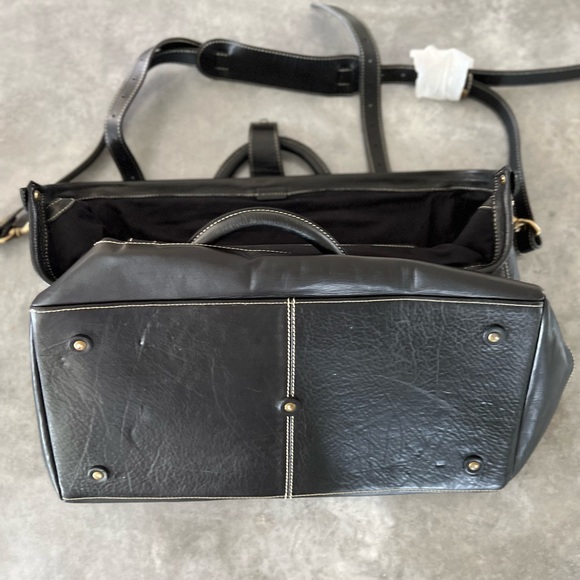 Cole Haan Leather Frame Montana II Weekender/Duffel - Picture 8 of 8